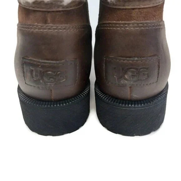 UGG Elings Fashion Waterproof Boots Womens Size 5 El Cap Brown 1112620 - Picture 6 of 8
